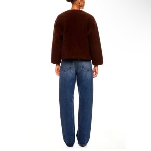 Maje Rich Brown Teddy Jacket! NWOT 36/US4 - Picture 7 of 12